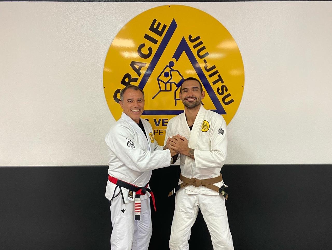 Carlos Gil con Royler Gracie - Seminario de linaje